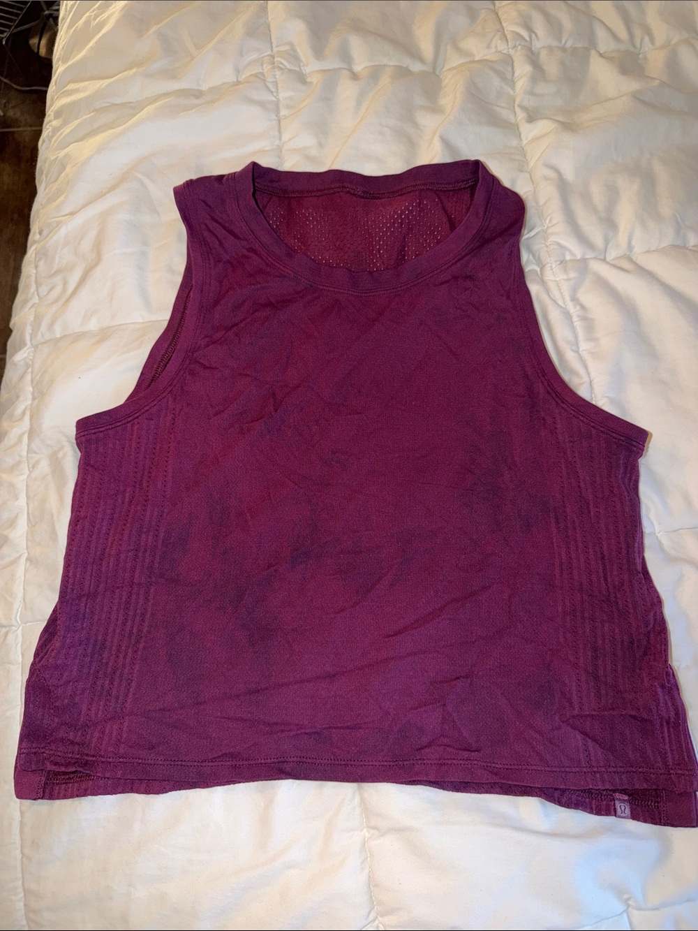 Lululemon Women's Plum Sleeveless Crop Tank Top